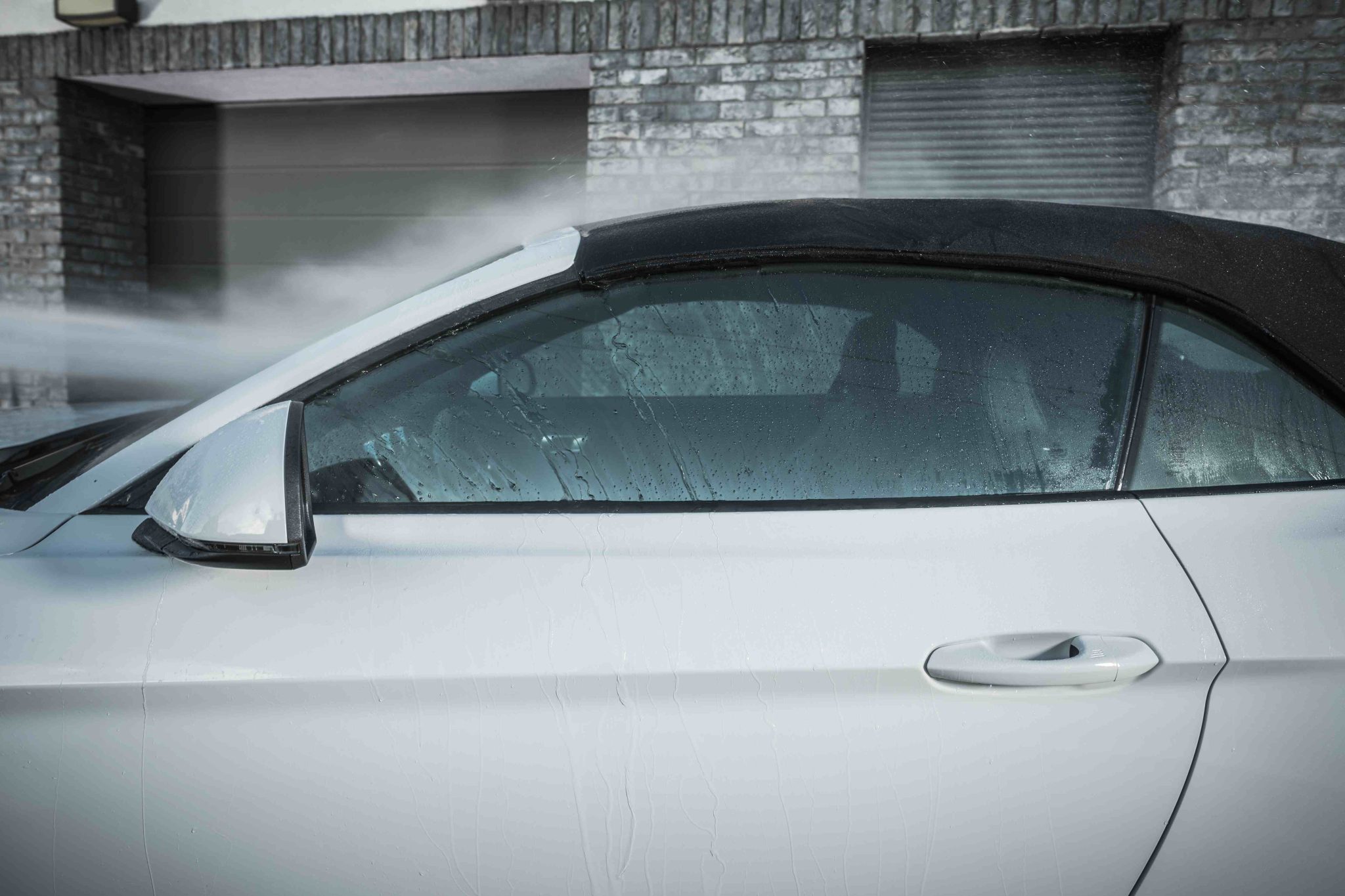 Can you take a softtop convertible through a car wash?
