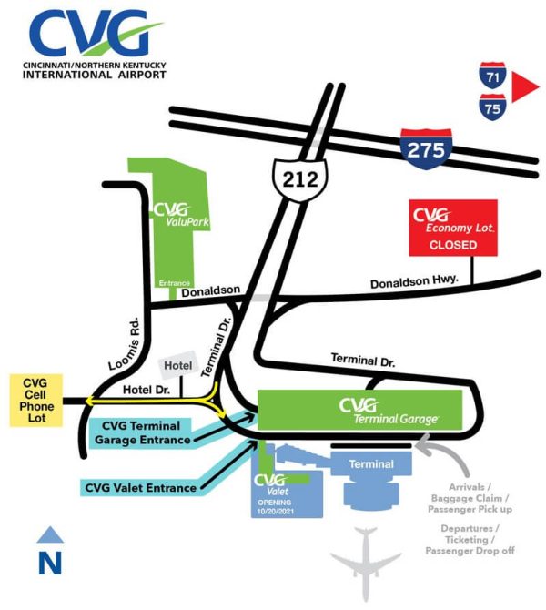 Cincinnati Northern Kentucky Airport CVG Parking Guide 2023 