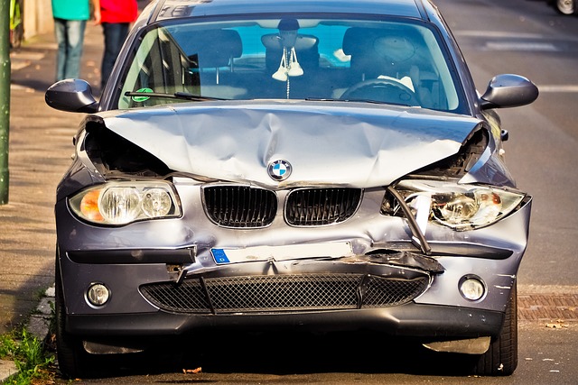Car met with an accident