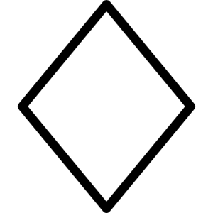 diamond shape